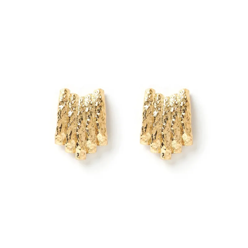 Coral Gold Earrings sold by Arms Of Eve