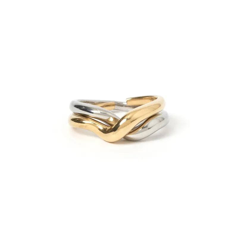Simi Two Tone Ring sold by Arms Of Eve