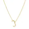 Letter Tag 'O' Charm Necklace sold by Arms Of Eve
