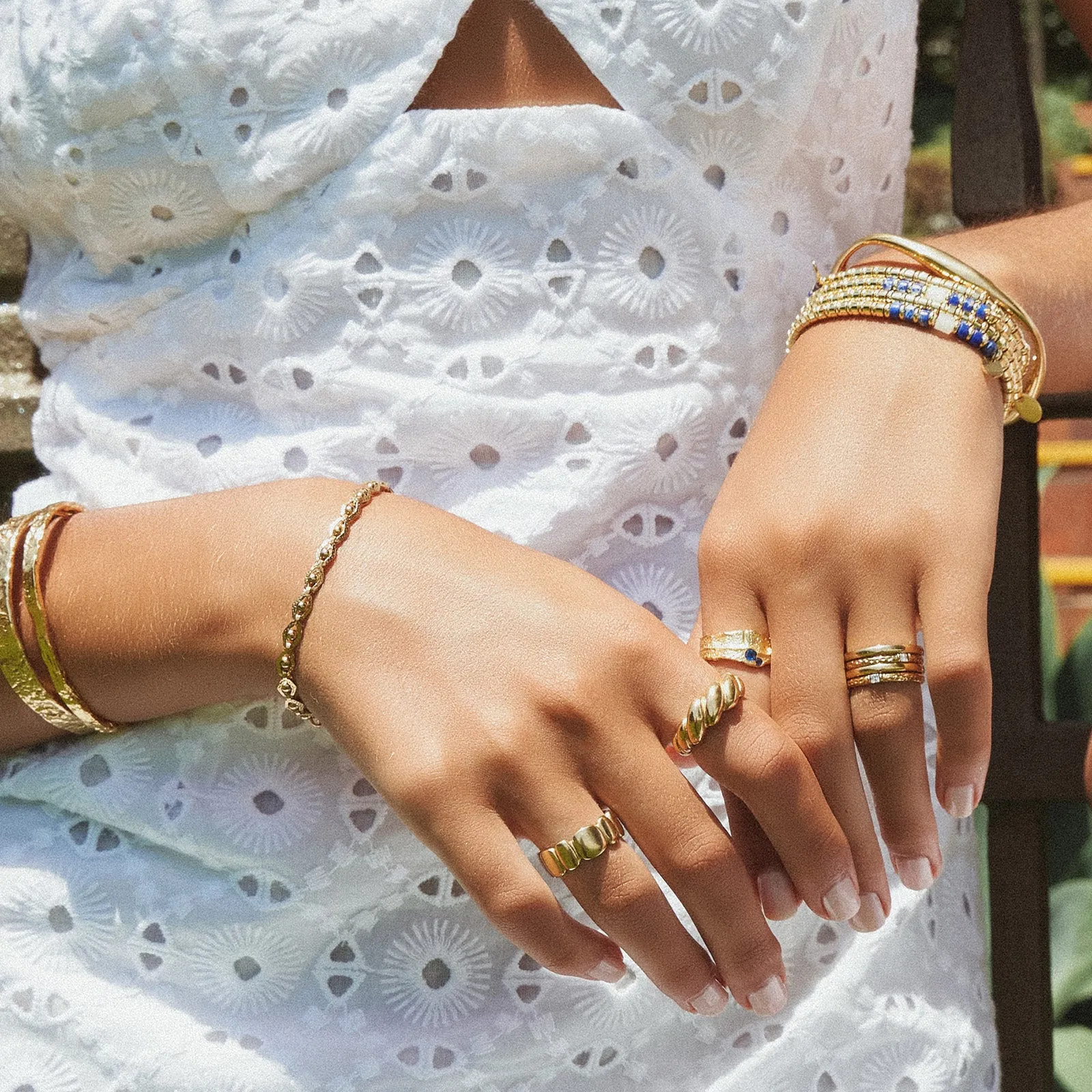 Nadia Gold Ring sold by Arms Of Eve product image thumbnail 2