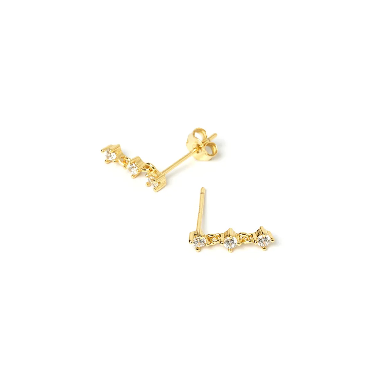 Yael Gold Earrings sold by Arms Of Eve product image thumbnail 4