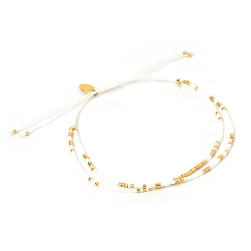 Roxy Bracelet - White sold by Arms Of Eve