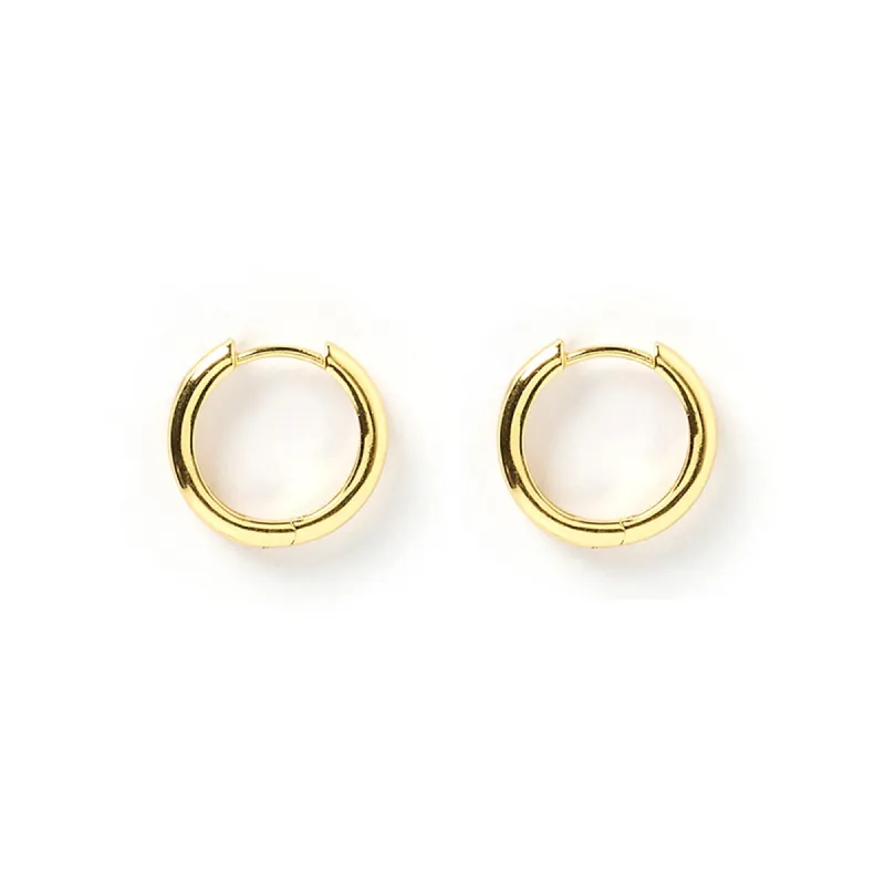 Jett Gold Hoop Earrings sold by Arms Of Eve