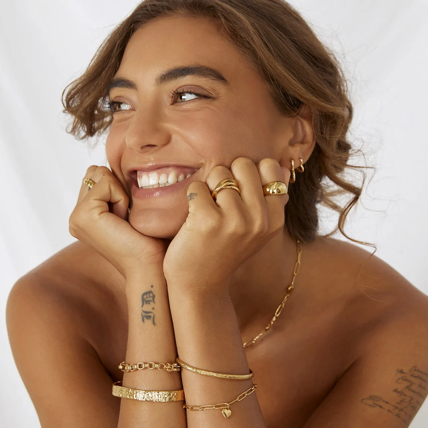 Treasure Gold Bracelet sold by Arms Of Eve product image thumbnail 3