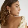 Stassia Gold Earrings sold by Arms Of Eve