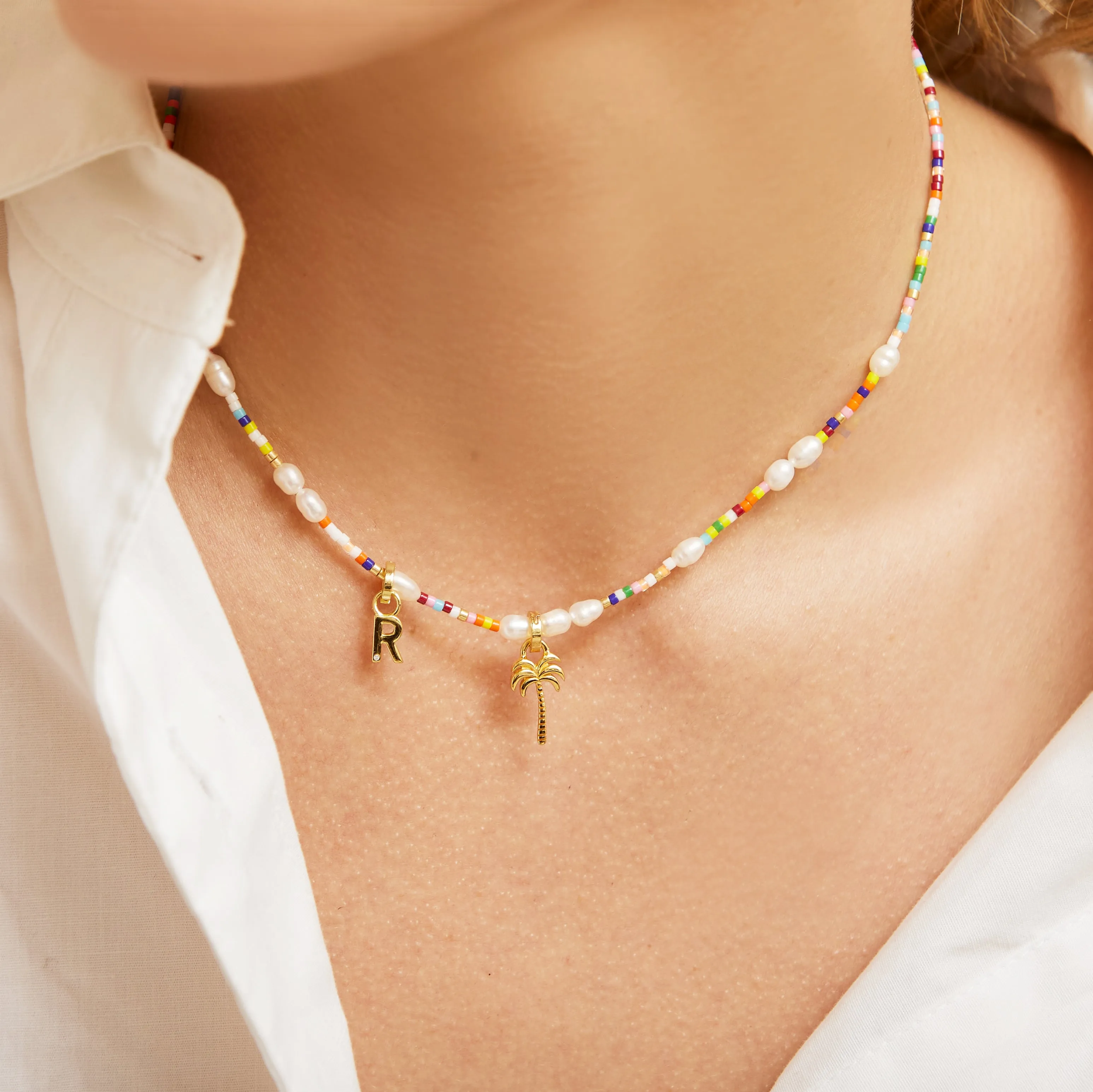 Priscilla Gold and Pearl Choker sold by Arms Of Eve product image thumbnail 5