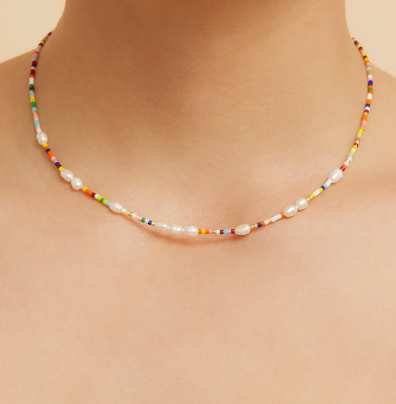 Priscilla Gold and Pearl Choker sold by Arms Of Eve product image thumbnail 2