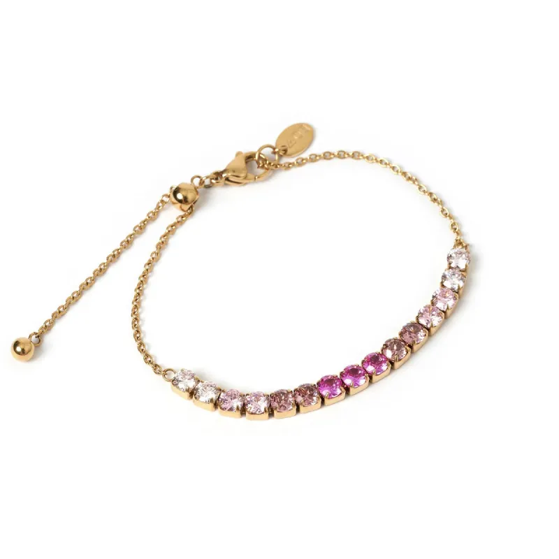Zalia Gold Bracelet - Rose sold by Arms Of Eve