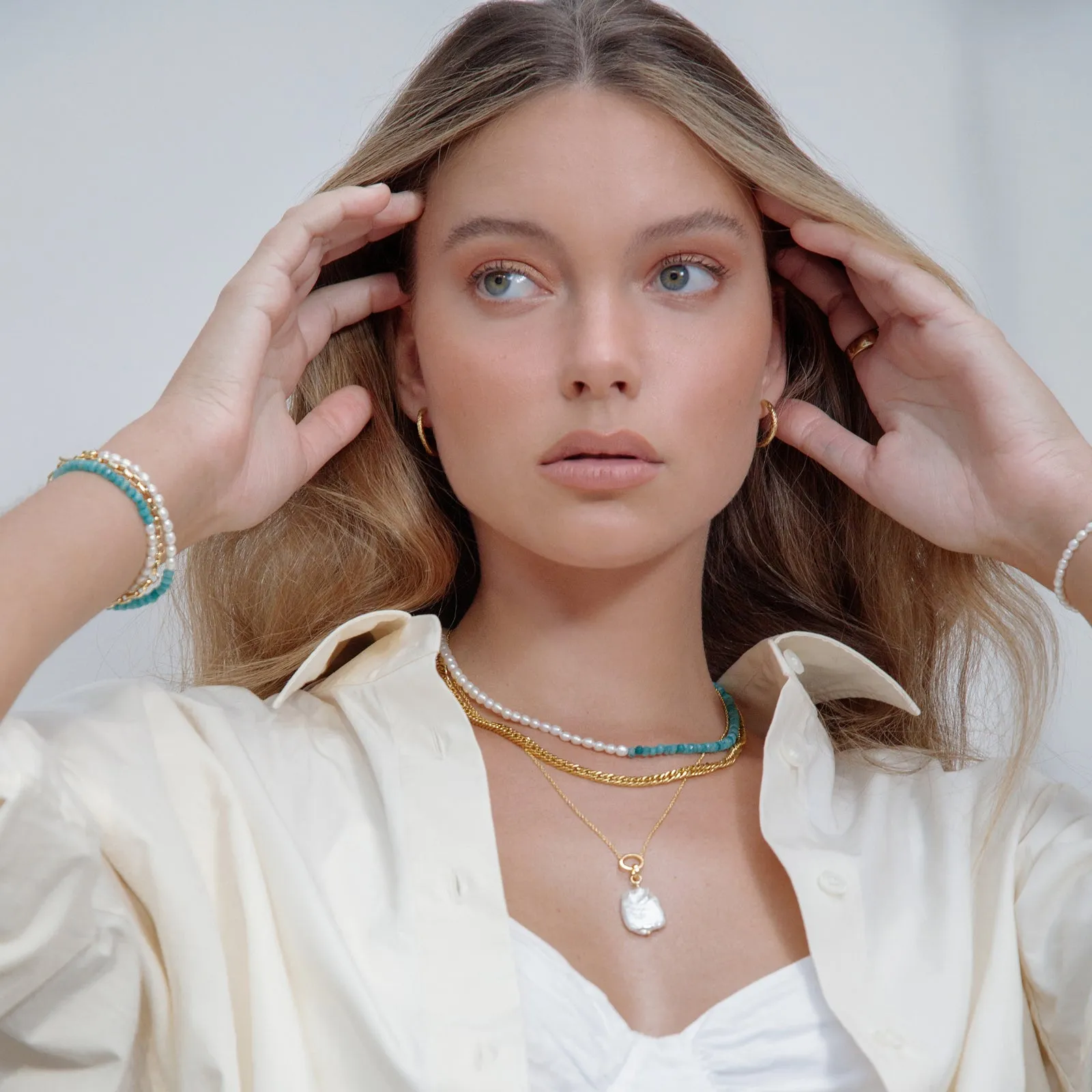 O Charm Necklace sold by Arms Of Eve product image thumbnail 4