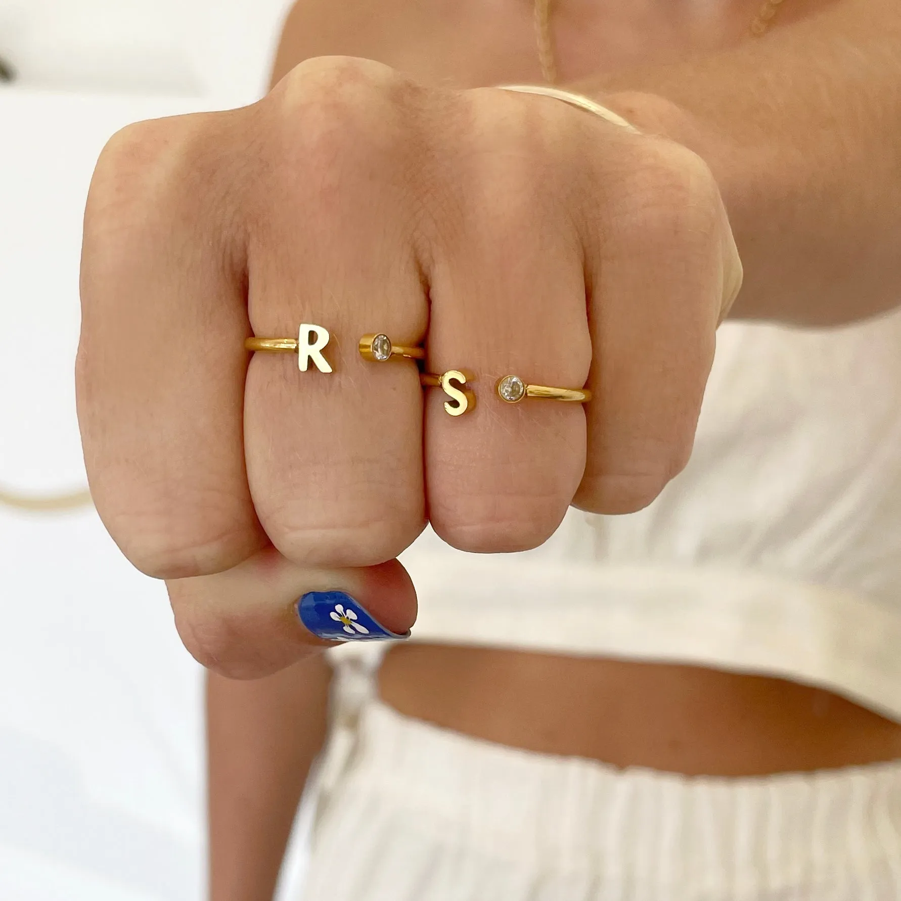 Initial Ring sold by Arms Of Eve product image thumbnail 2