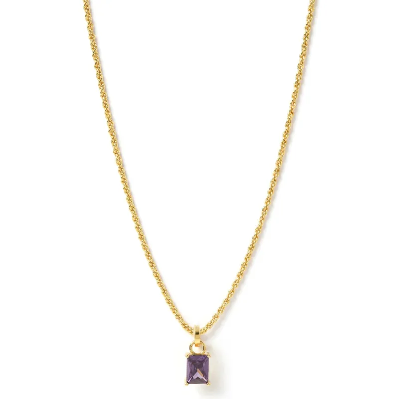 Birthstone Charm Necklace sold by Arms Of Eve