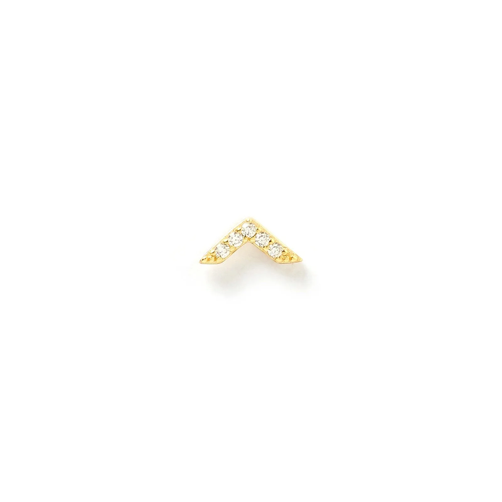 Arrow Single Stacker Stud Earring sold by Arms Of Eve