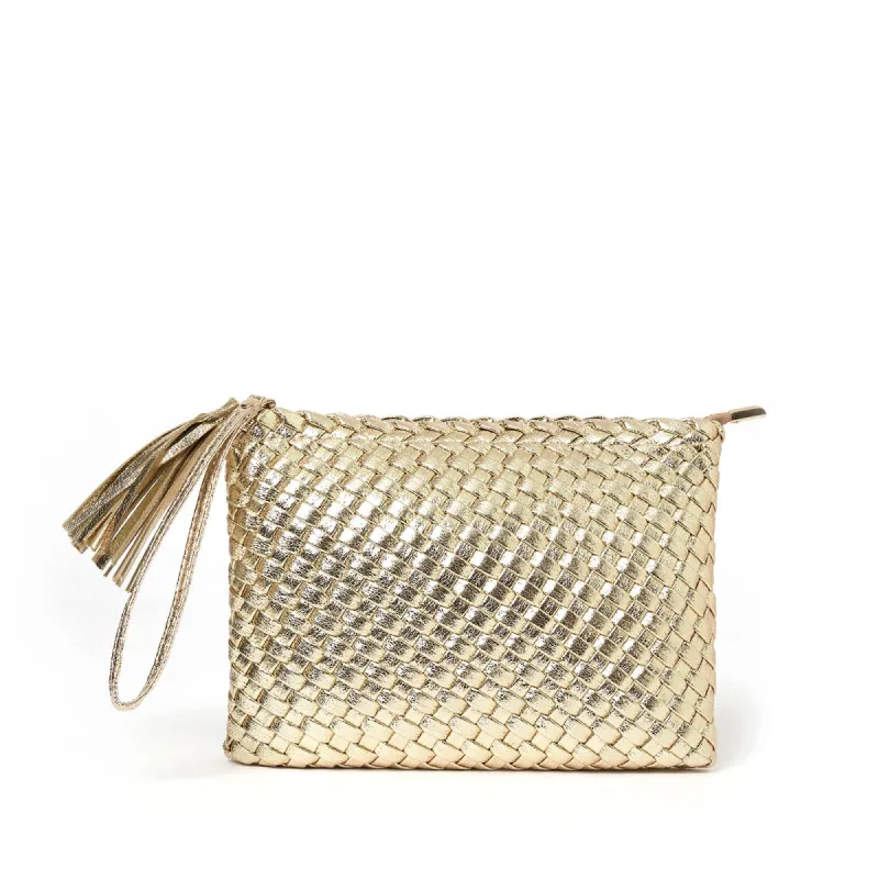 Lavinia Clutch Bag - Gold sold by Arms Of Eve
