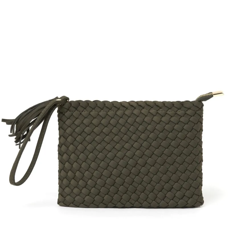 Lavinia Clutch Bag - Khaki sold by Arms Of Eve
