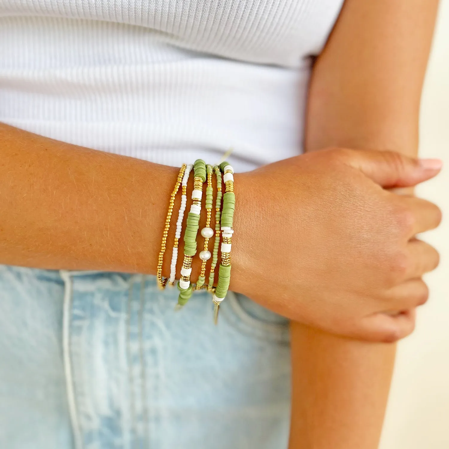 Sunny Bracelet Set - Forrest sold by Arms Of Eve product image thumbnail 4
