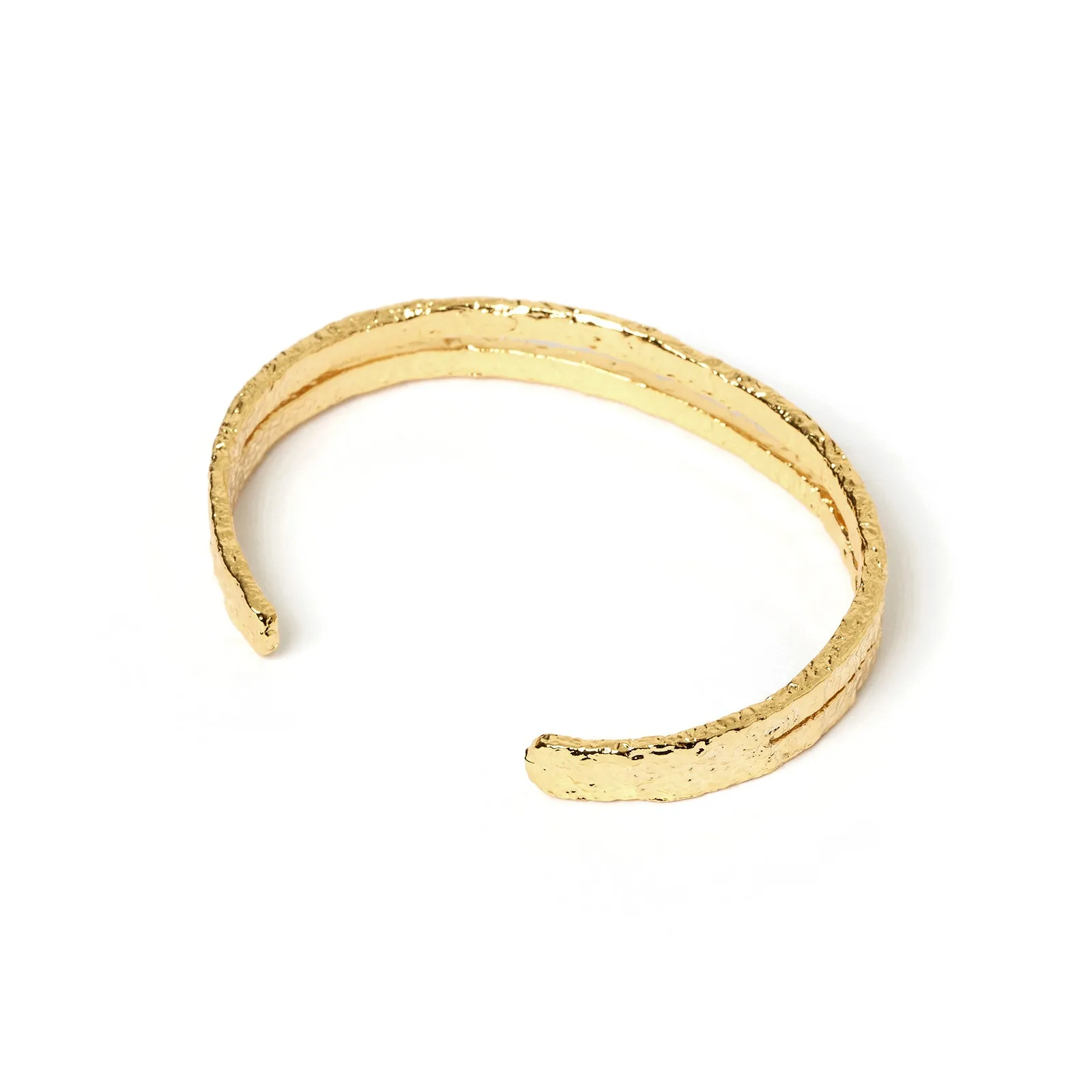 Elodi Gold Cuff Bracelet sold by Arms Of Eve product image thumbnail 5
