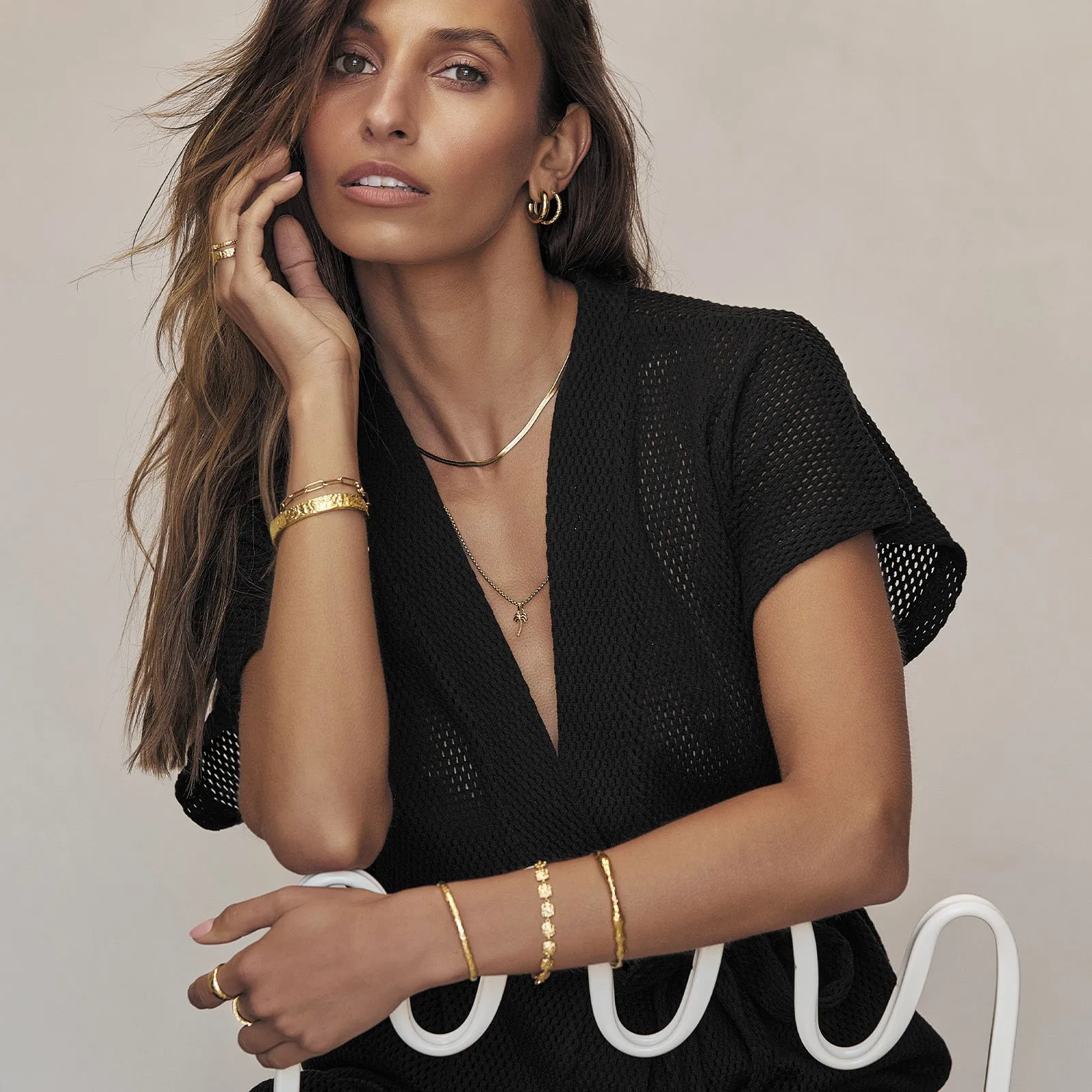 Emilia Gold Bracelet sold by Arms Of Eve product image thumbnail 3