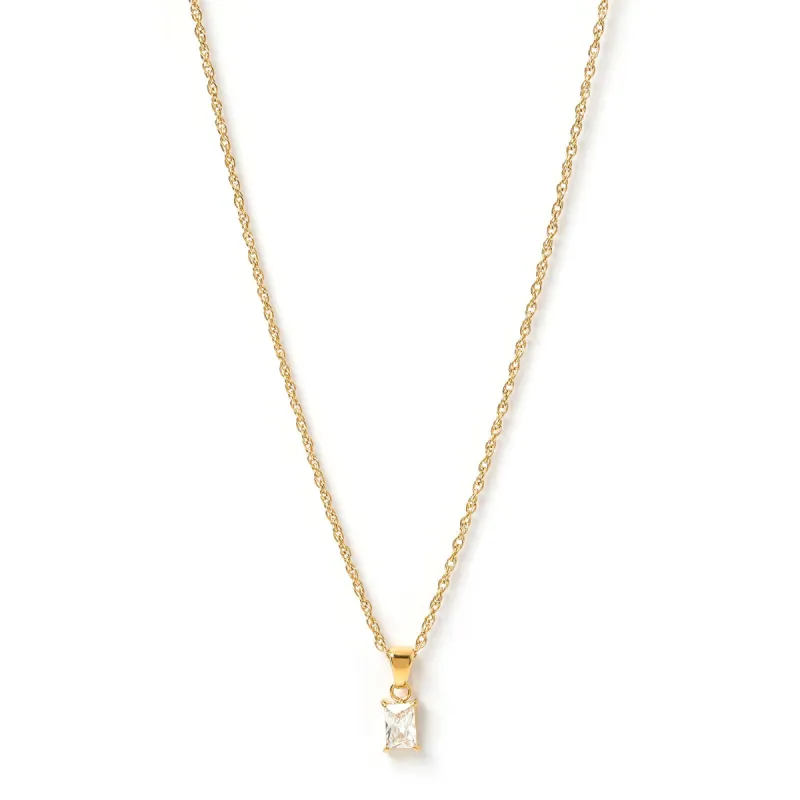 Gia Gold Necklace - Stone sold by Arms Of Eve