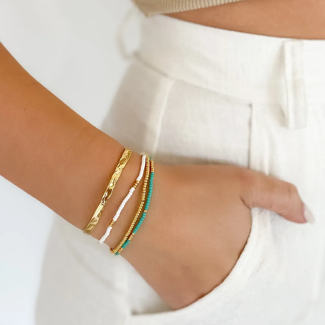 Sunshine Bracelet Stack - Ocean sold by Arms Of Eve product image thumbnail 2