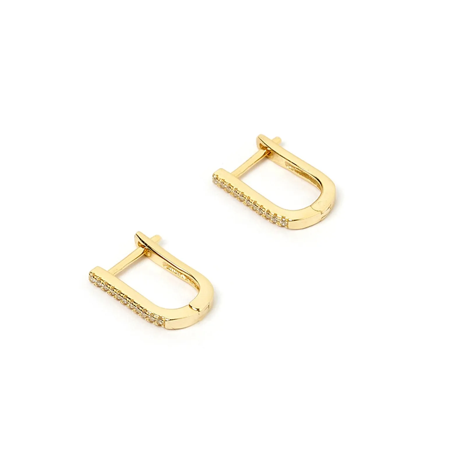Eloise Gold and Zircon Earrings sold by Arms Of Eve