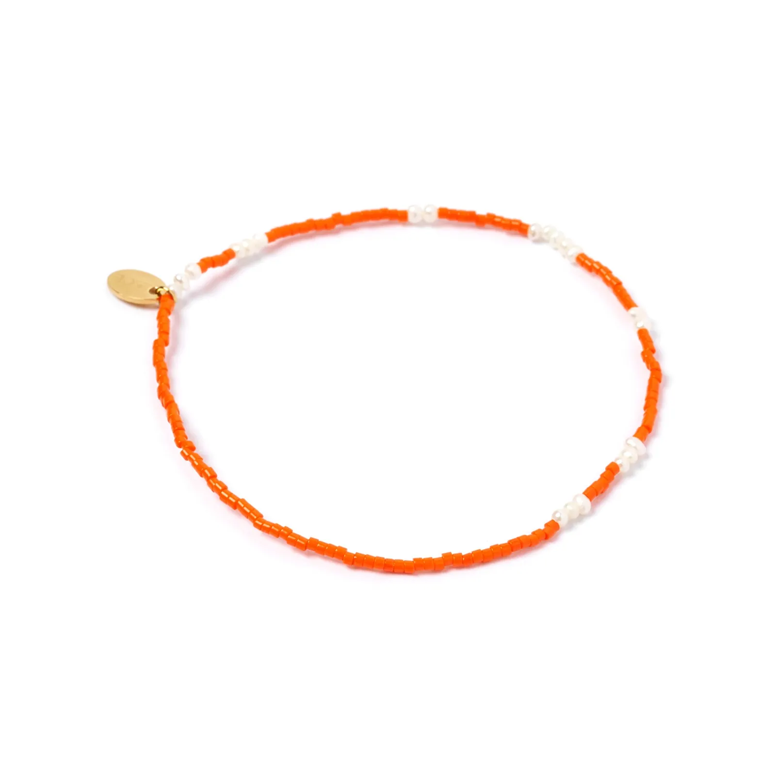Poppy Anklet Stack - Orange sold by Arms Of Eve product image thumbnail 3