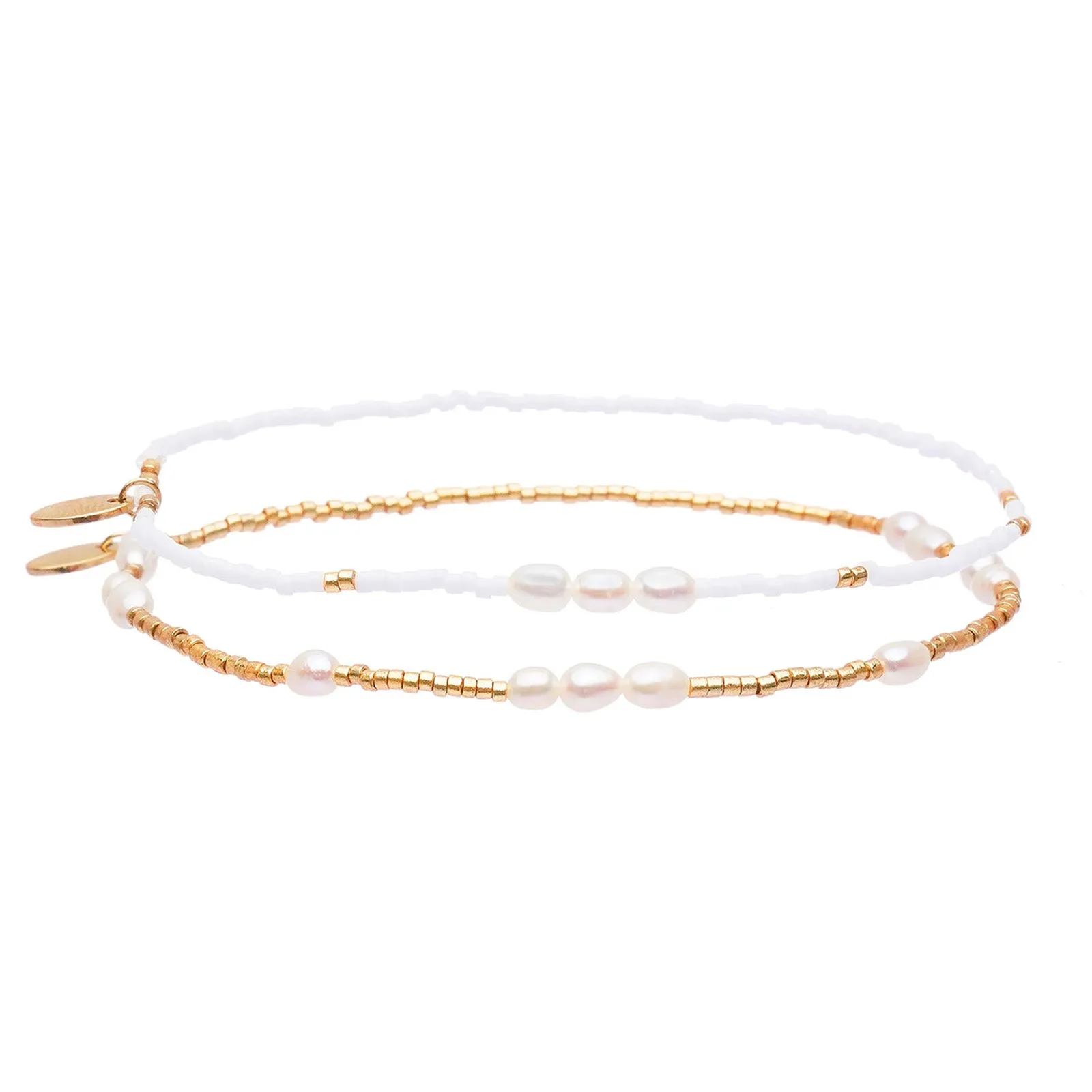 Poppy Anklet Stack - Gold sold by Arms Of Eve