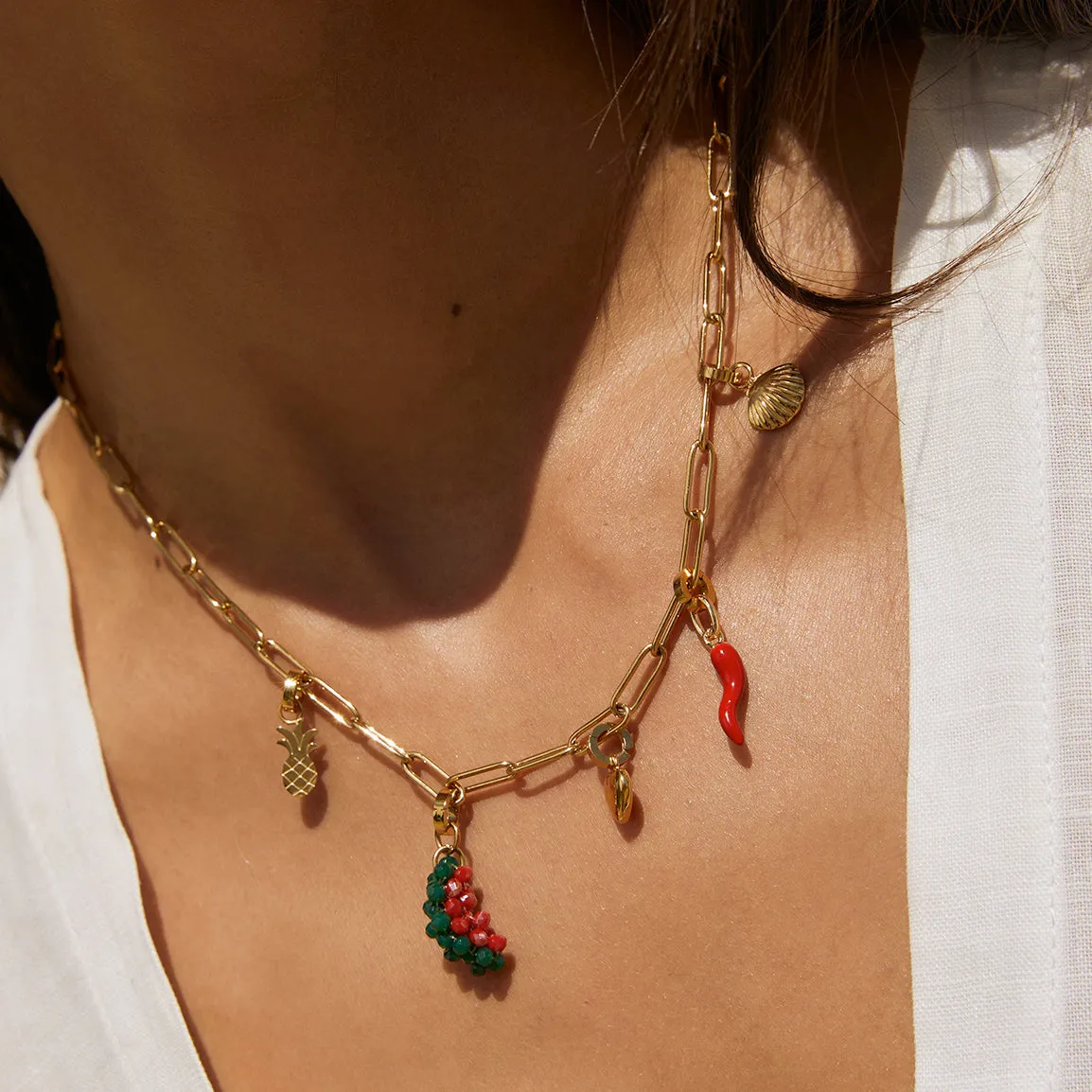 Watermelon Beaded Charm sold by Arms Of Eve product image thumbnail 2