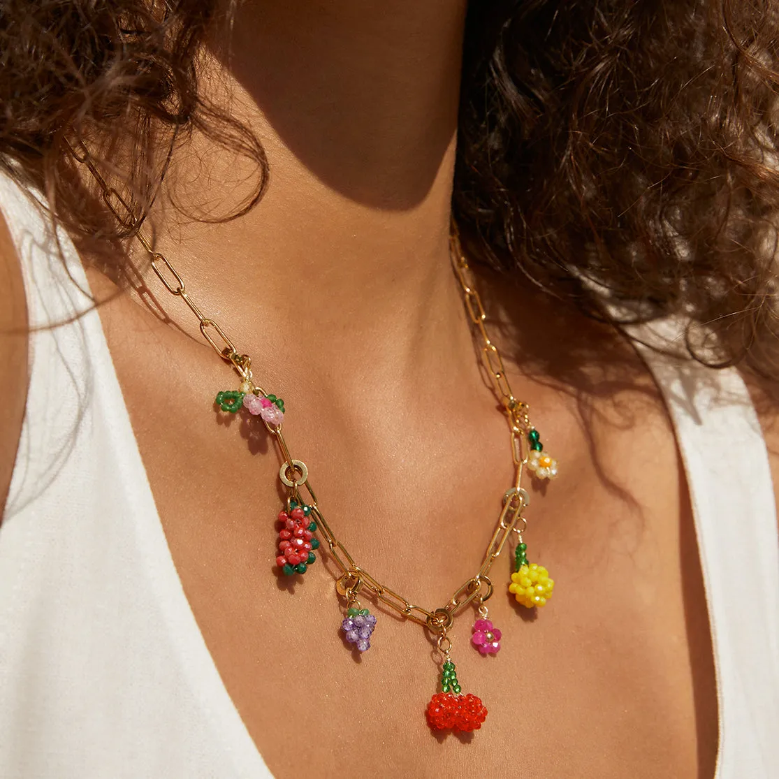 Cherry Beaded Charm sold by Arms Of Eve product image thumbnail 4