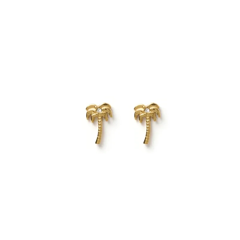 Palm Springs Gold Studs sold by Arms Of Eve