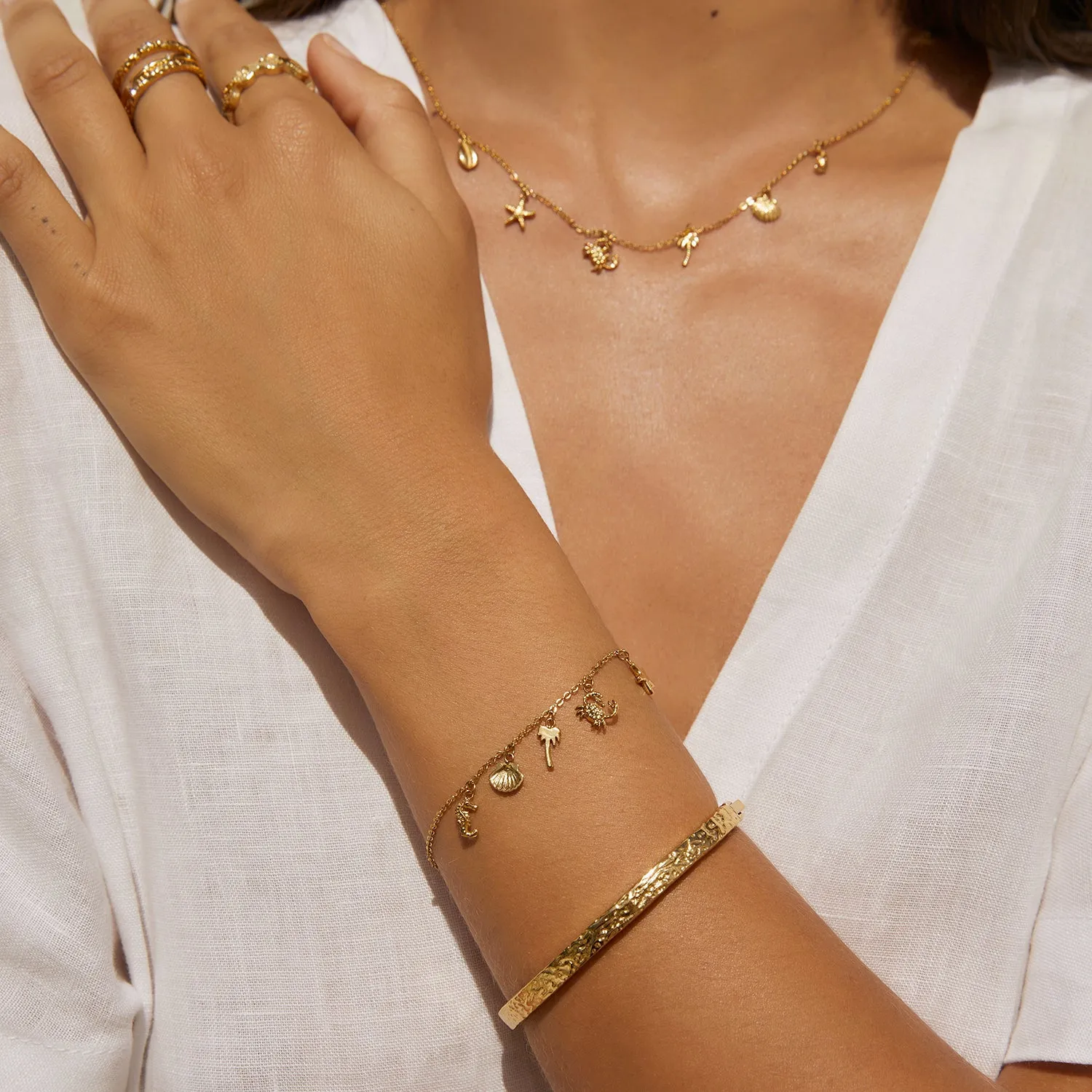 Ariel Gold Bracelet sold by Arms Of Eve product image thumbnail 3