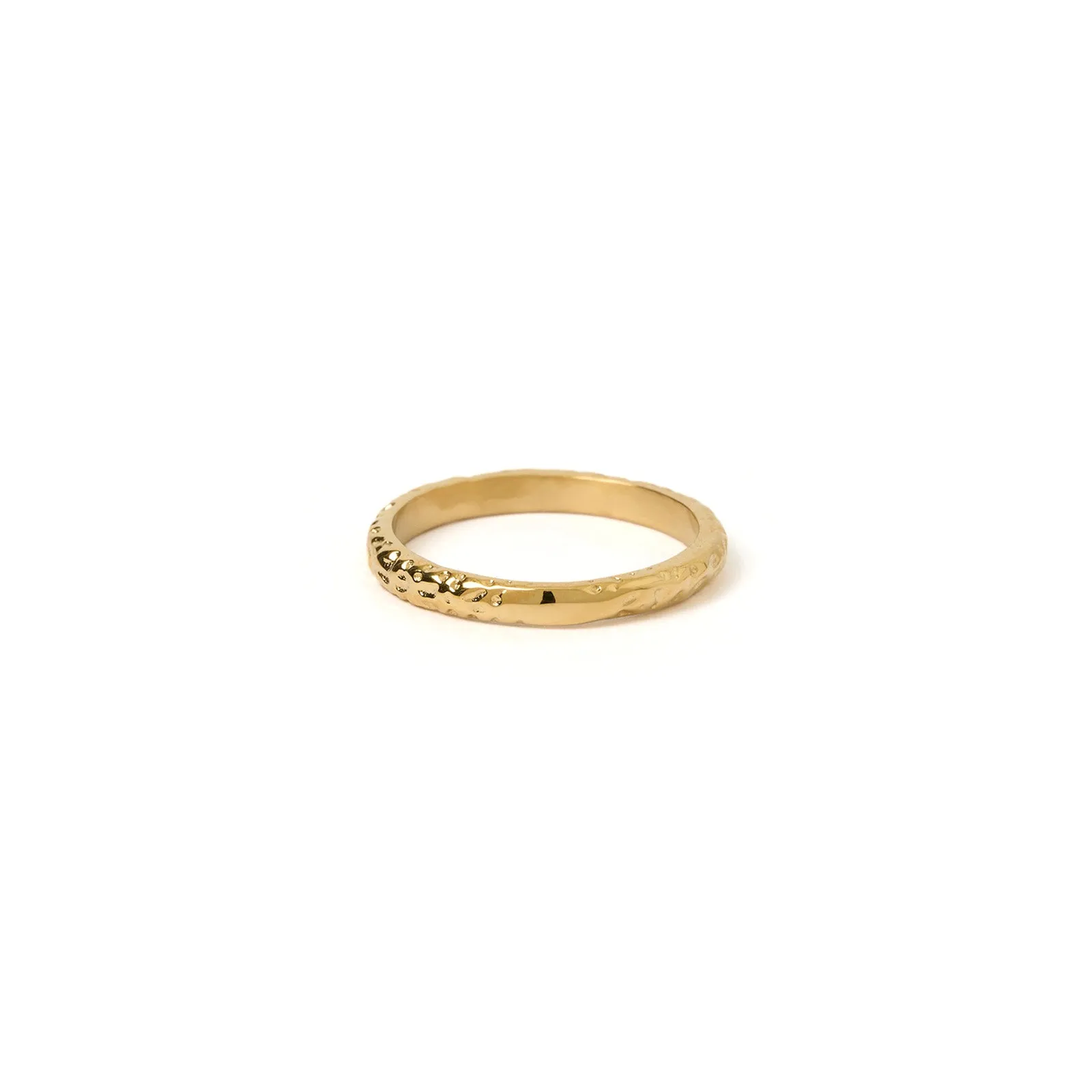 Lorenzo Gold Stacking Ring sold by Arms Of Eve product image thumbnail 2