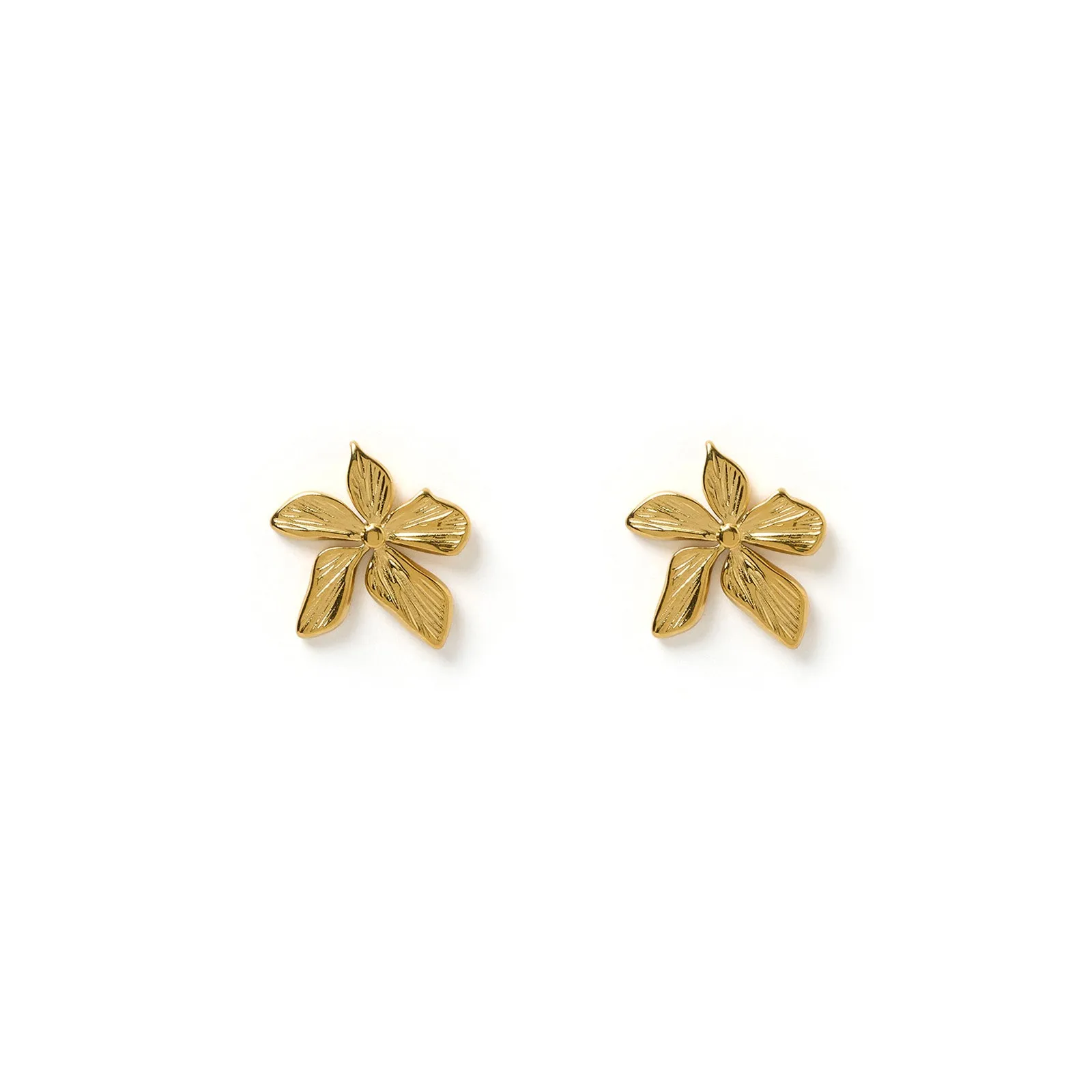 Lily Gold Earrings sold by Arms Of Eve