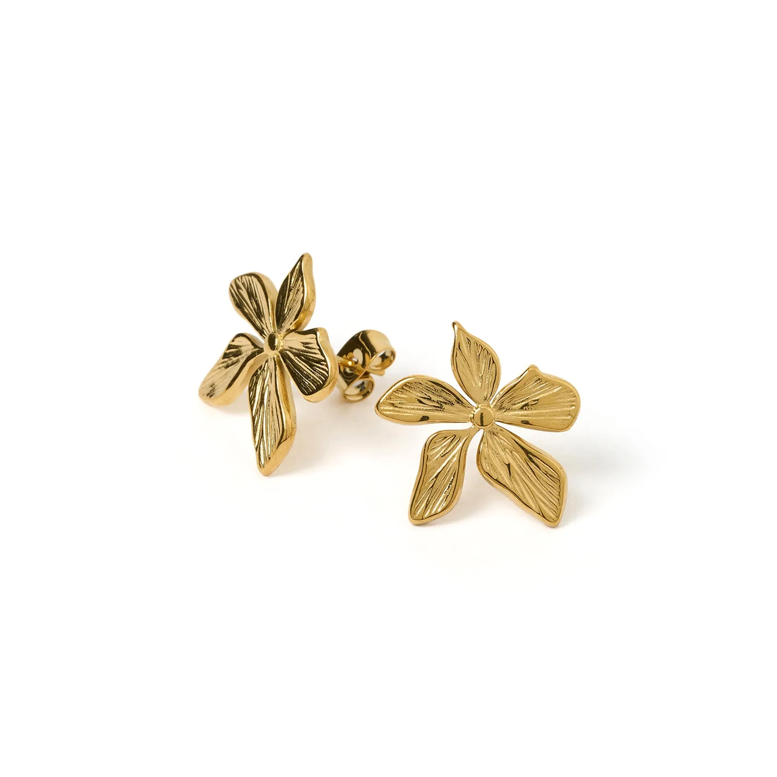 Lily Gold Earrings sold by Arms Of Eve product image thumbnail 3