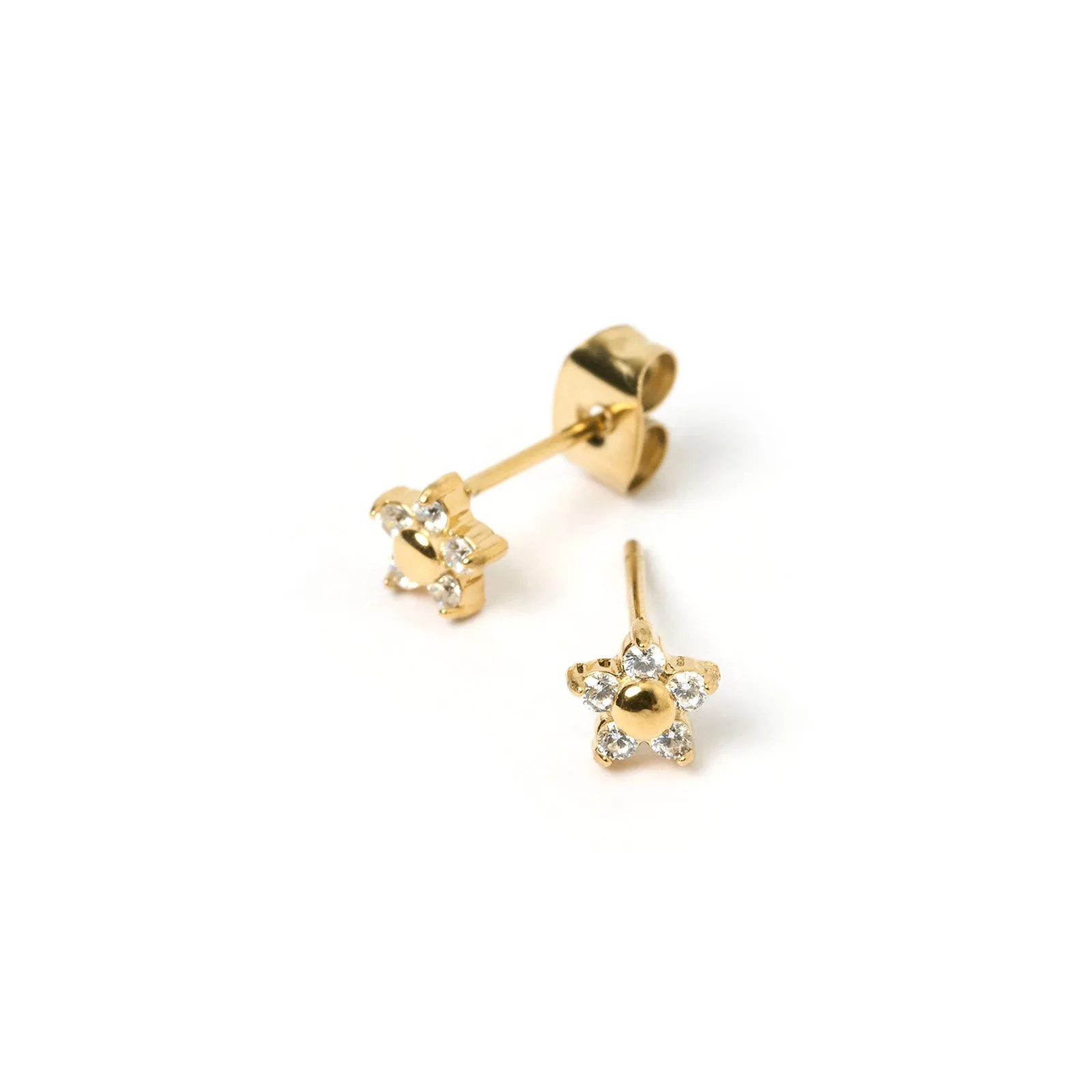 Gardenia Studs - Stone sold by Arms Of Eve product image thumbnail 3