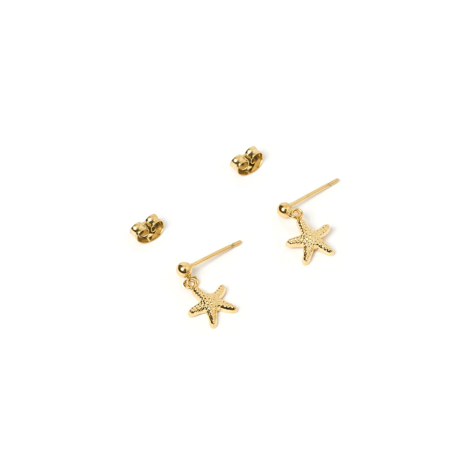 Neptune Gold Earrings sold by Arms Of Eve product image thumbnail 4
