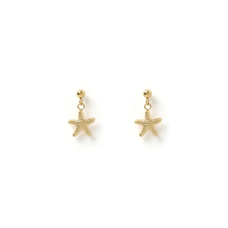 Neptune Gold Earrings sold by Arms Of Eve