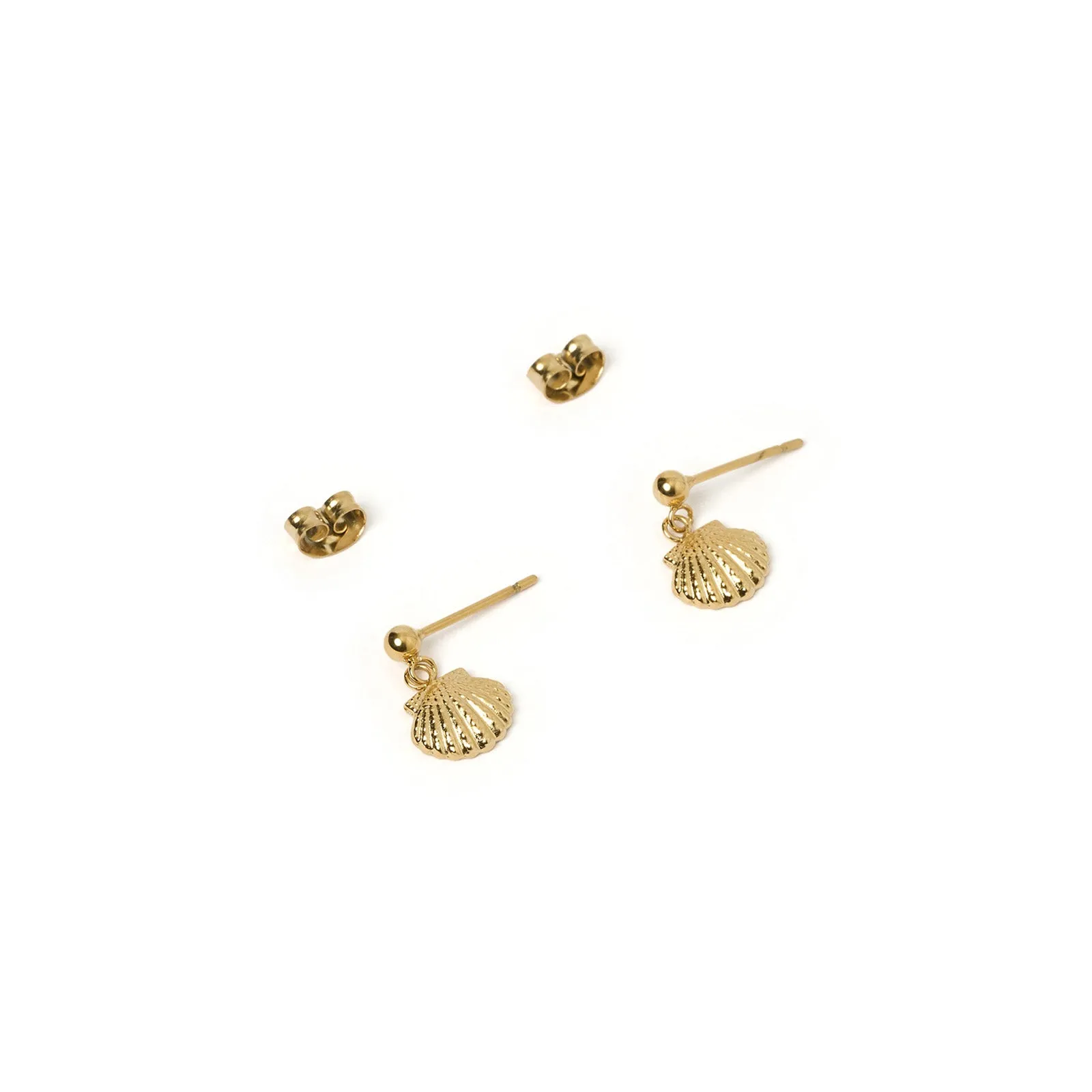 Venus Gold Earrings sold by Arms Of Eve product image thumbnail 3