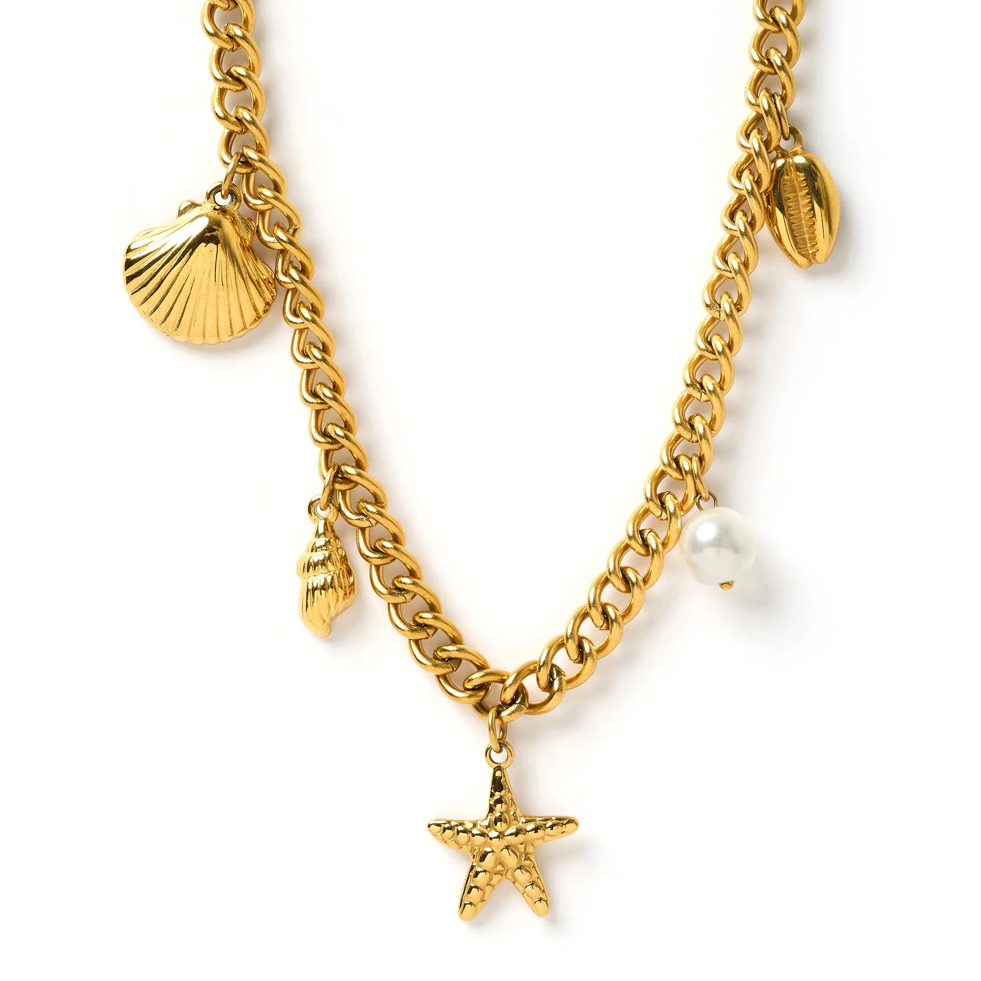 Salacia Gold Necklace sold by Arms Of Eve product image thumbnail 5