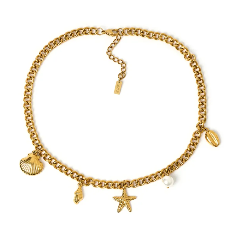 Salacia Gold Necklace sold by Arms Of Eve