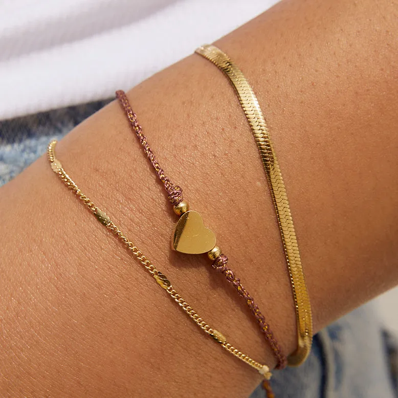 Love Me Bracelet - Plum sold by Arms Of Eve product image thumbnail 2