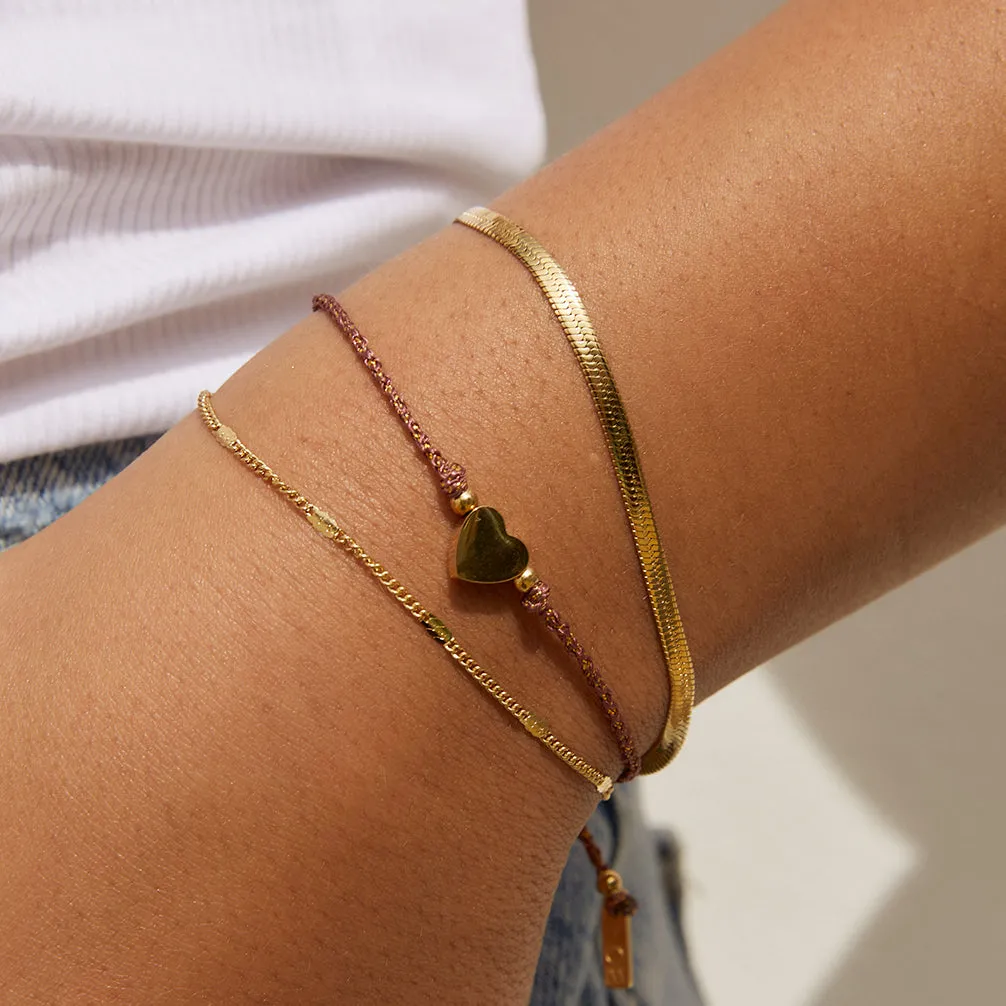 Love Me Bracelet - Plum sold by Arms Of Eve product image thumbnail 3