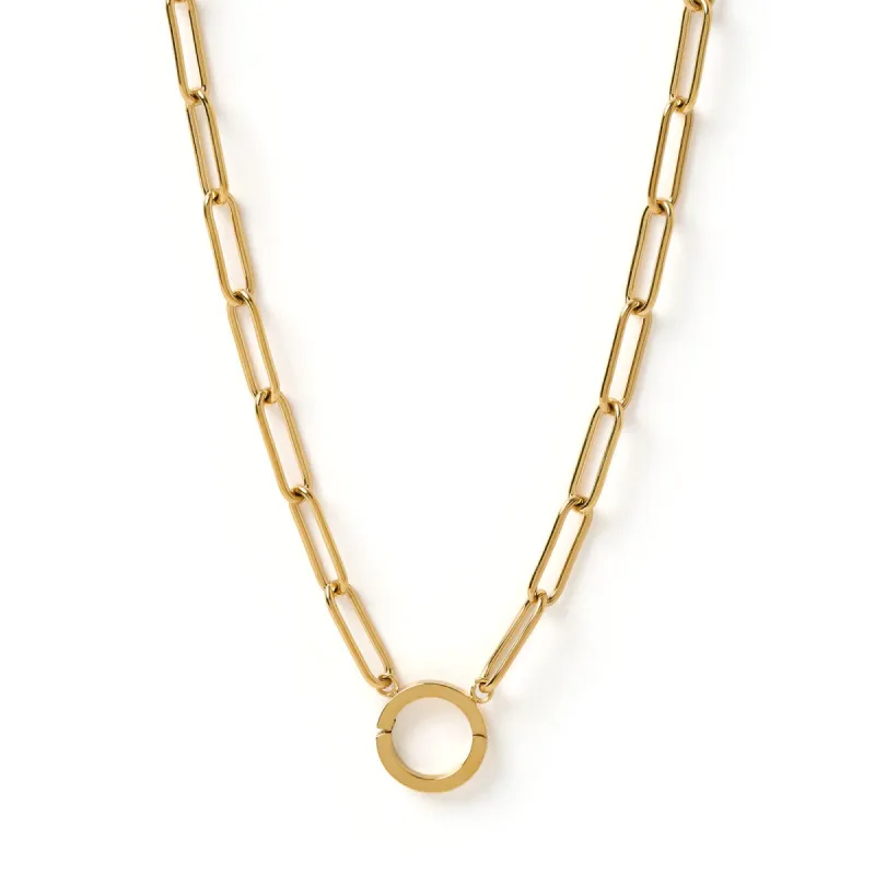 Hoop Charm Necklace sold by Arms Of Eve