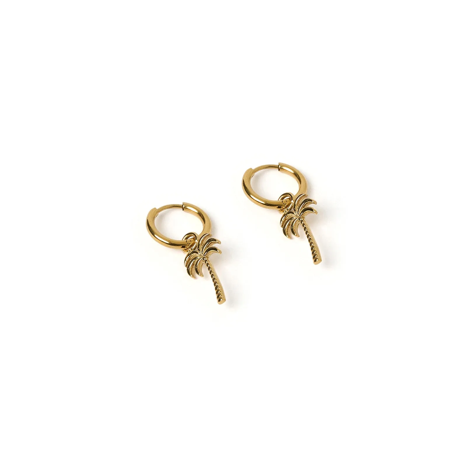Palm Springs Gold Earrings sold by Arms Of Eve product image thumbnail 3