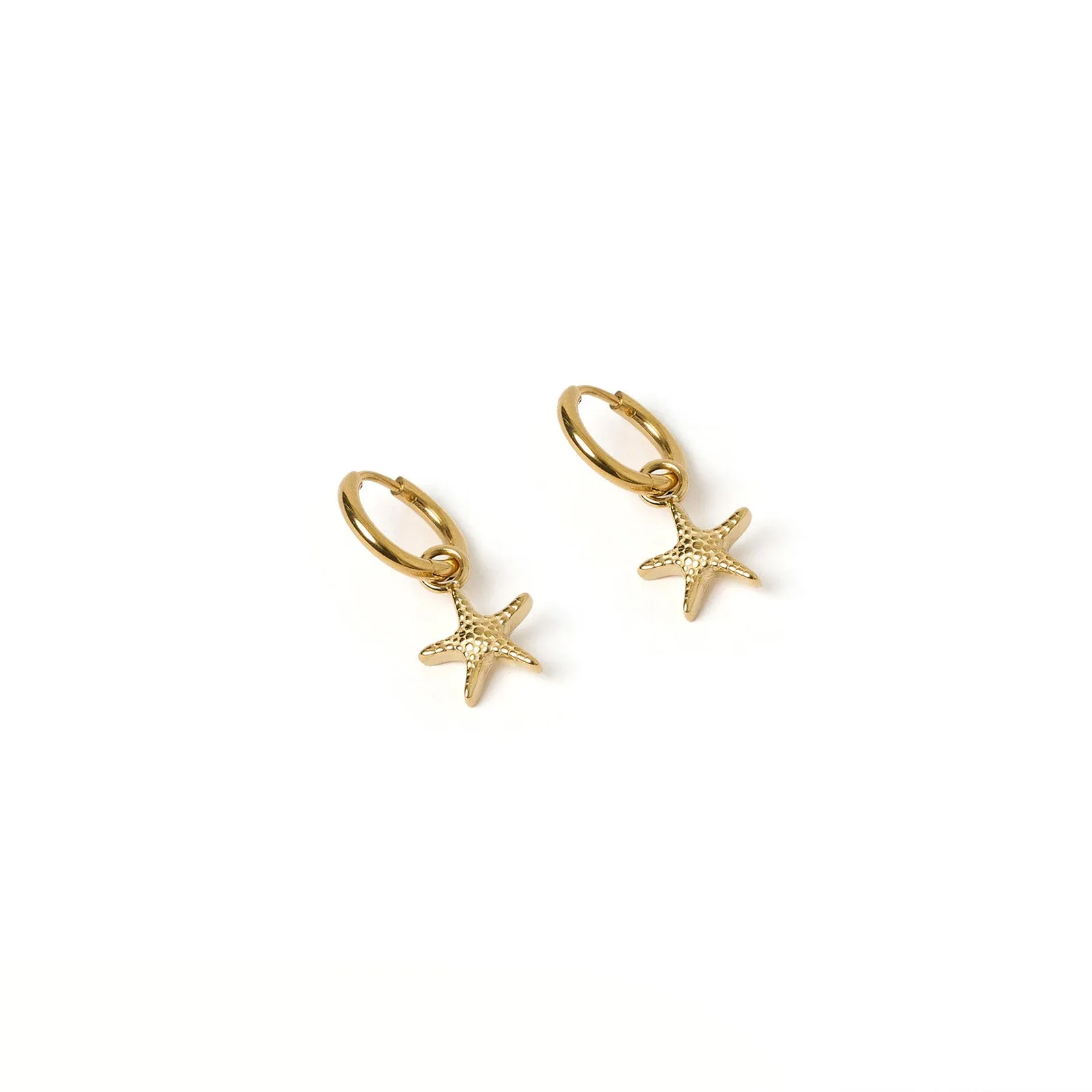 Sea Star Gold Earrings sold by Arms Of Eve product image thumbnail 2