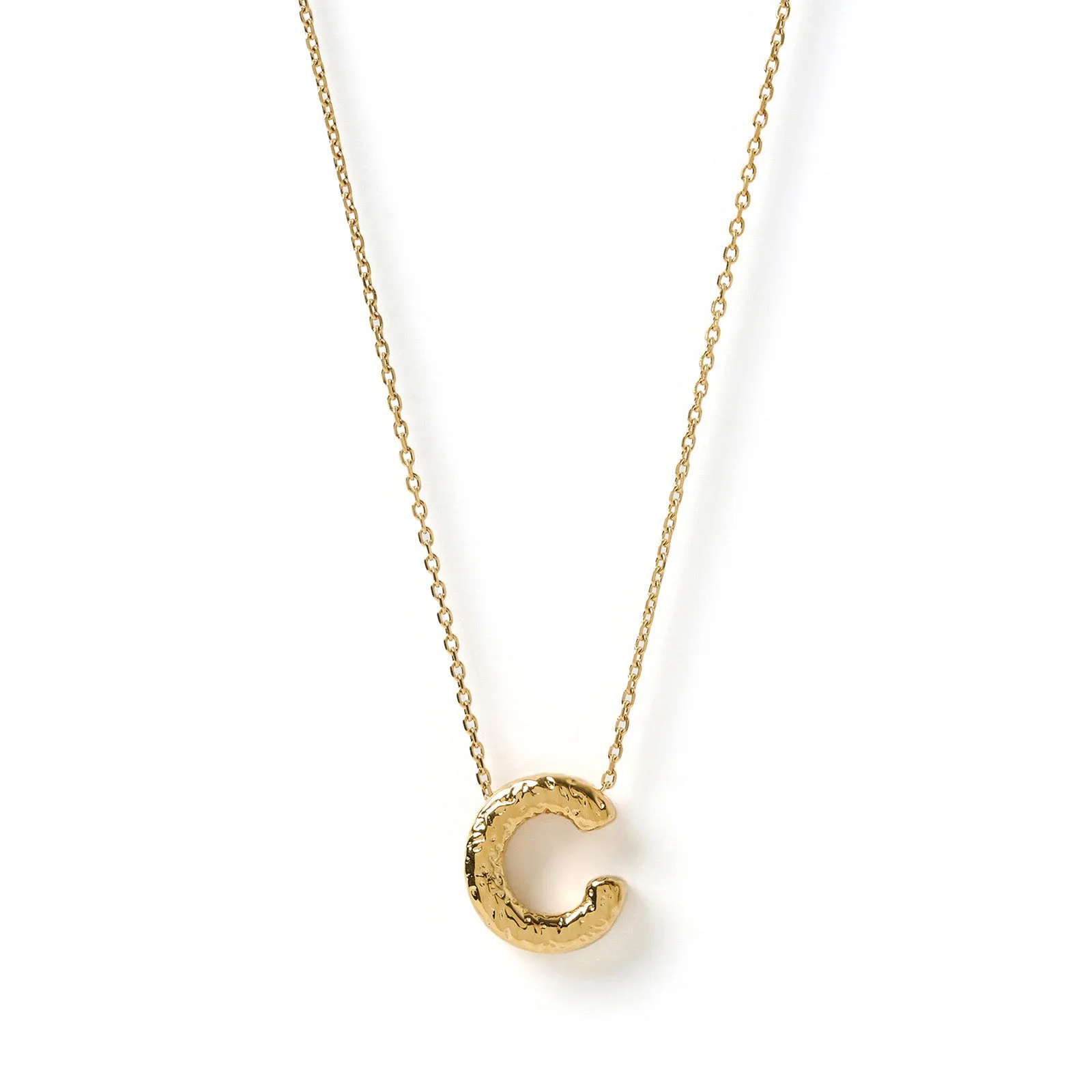 Statement Gold Letter Necklace sold by Arms Of Eve product image thumbnail 5