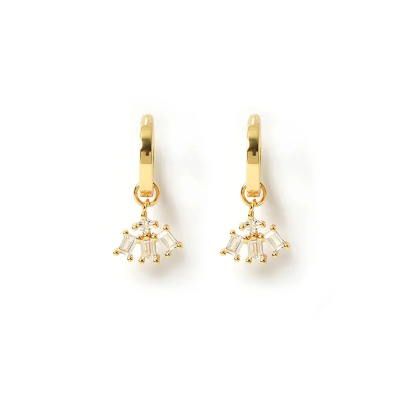 Arlo Gold Charm Earrings sold by Arms Of Eve