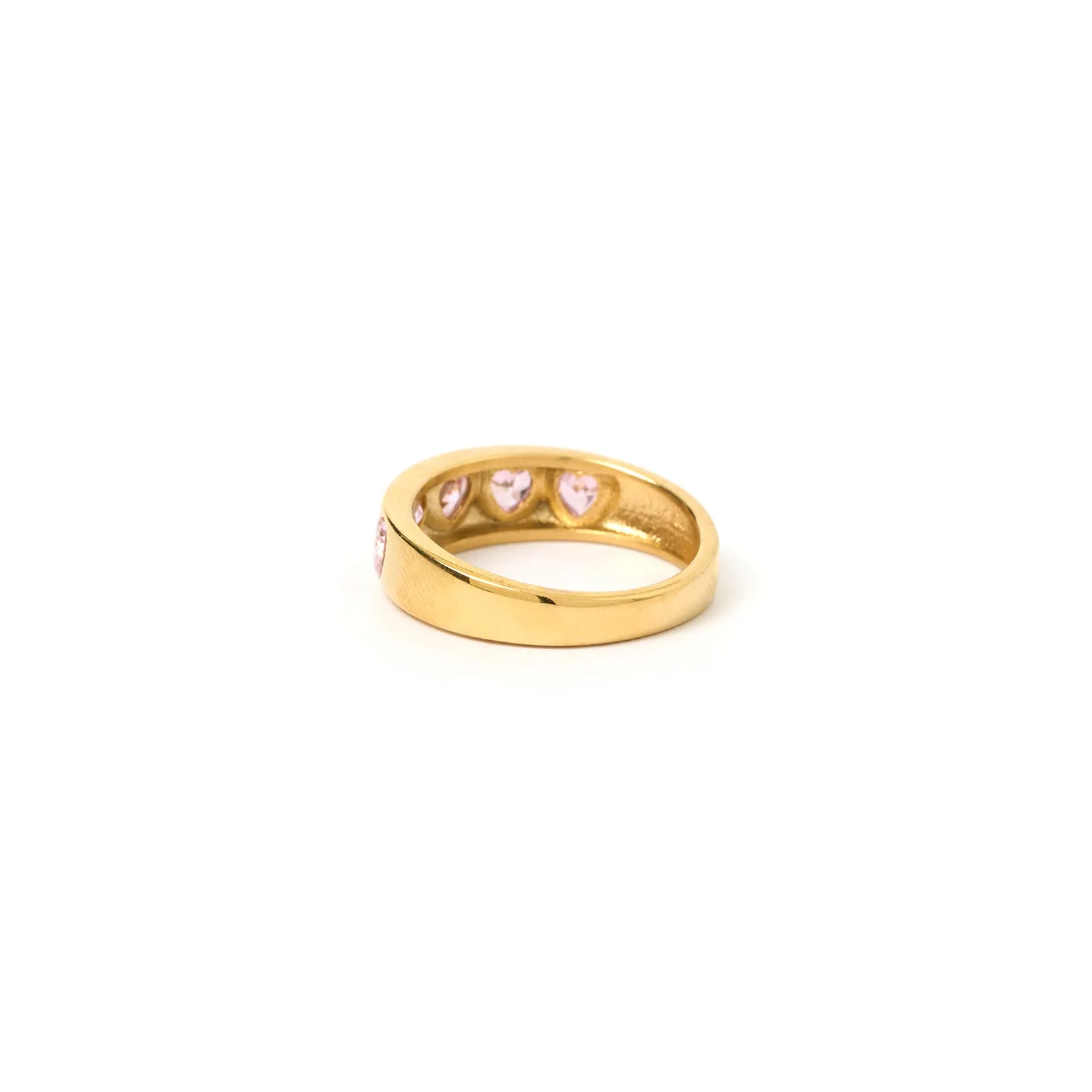J'adore Gold Ring - Pink sold by Arms Of Eve product image thumbnail 3