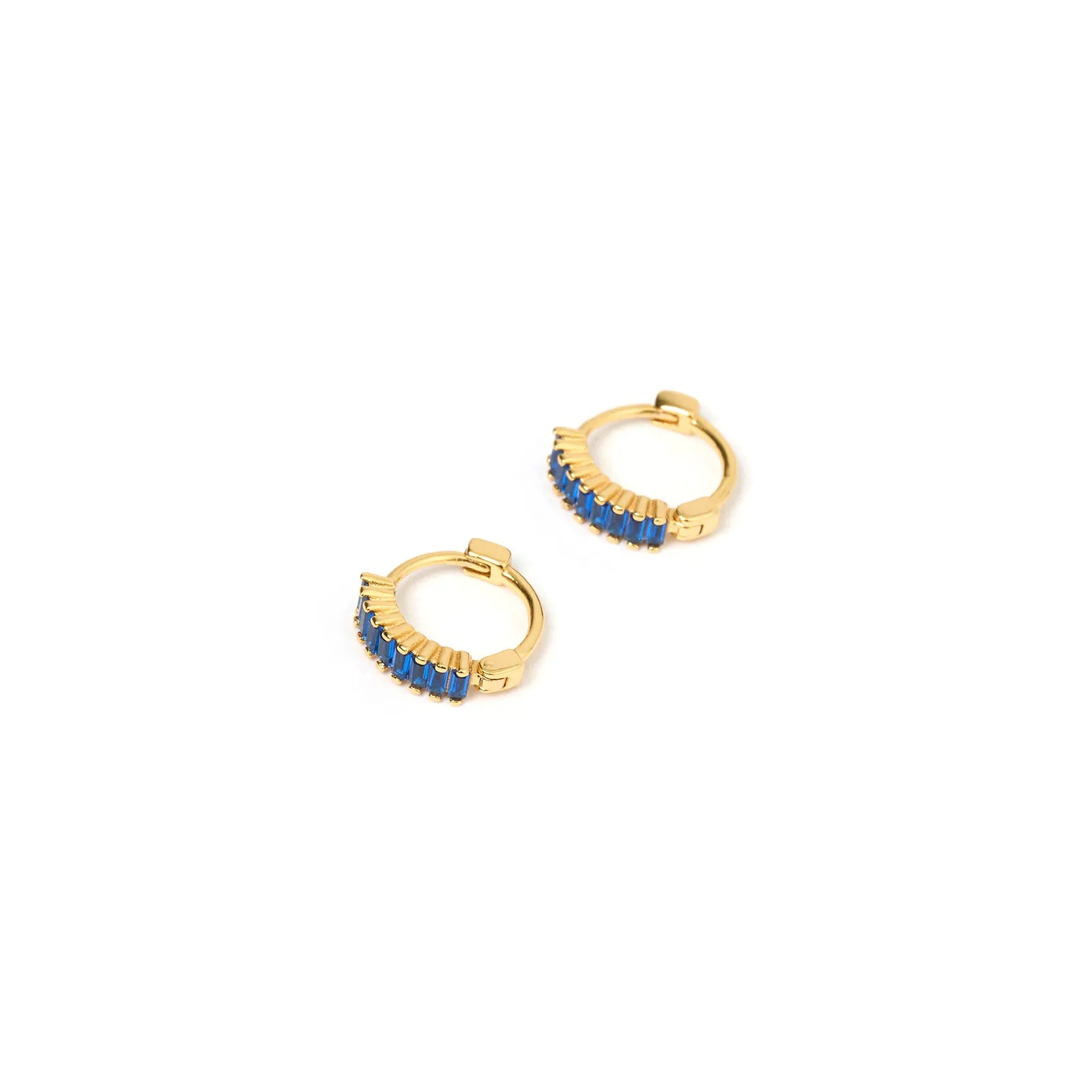 Khloe Gold Earrings - Sapphire sold by Arms Of Eve