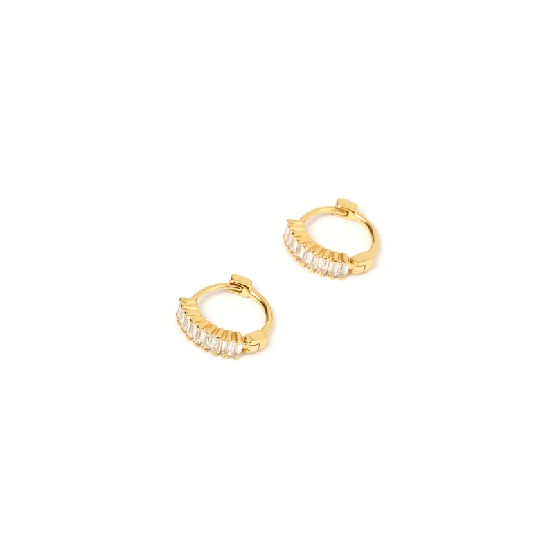 Khloe Gold Earrings - Stone sold by Arms Of Eve