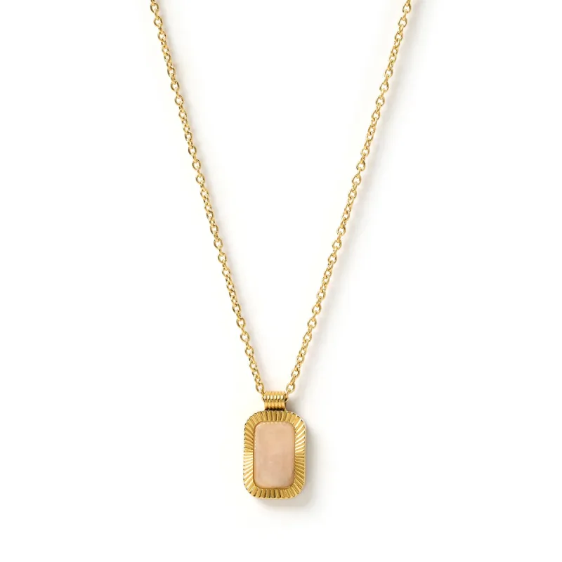 Teo Gold Necklace - Rose sold by Arms Of Eve